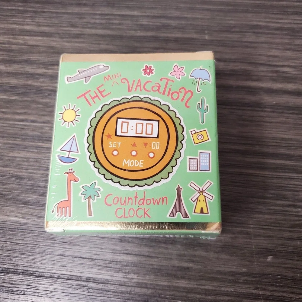 MINI VACATION COUNTDOWN CLOCK‎ (COUNTDOWN CLOCK MEGA MINI By Sarah O'brien